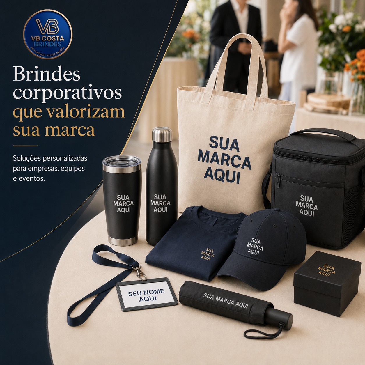 Brindes Corporativos Elegantes - VB Costa Brindes