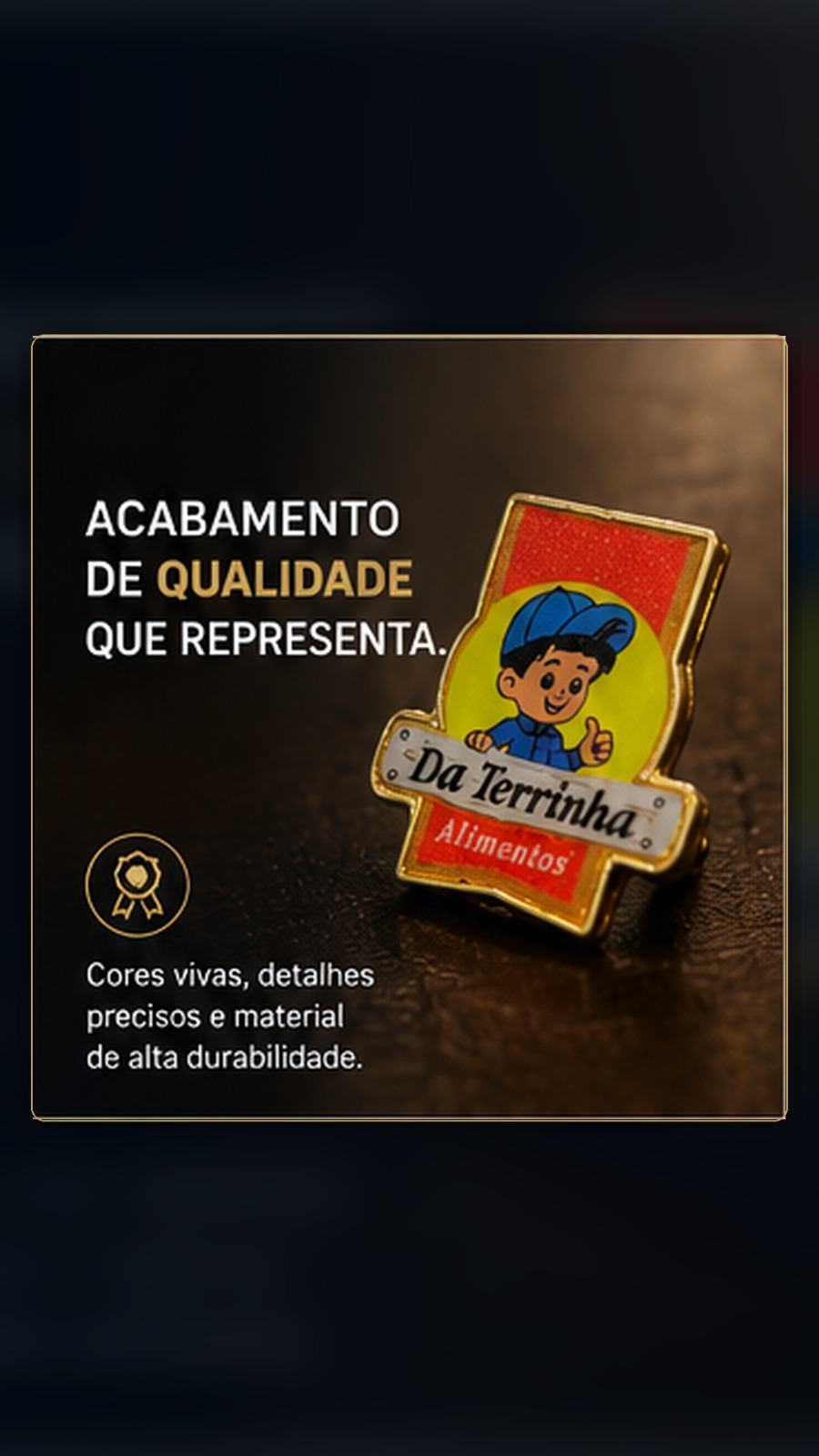 Pins e Broches de Identificação e Mérito - VB Costa Brindes